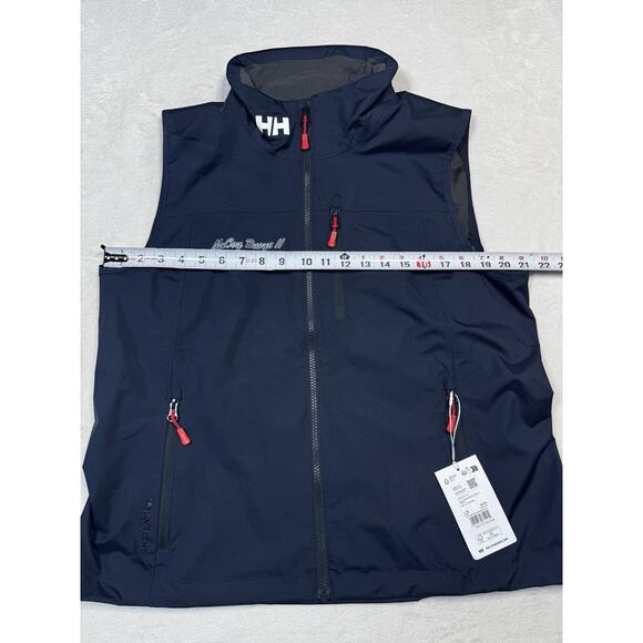 Helly Hansen Crew Vest XL Navy Softshell Windproof Water-Resistant Note-Has Logo - Picture 8 of 12